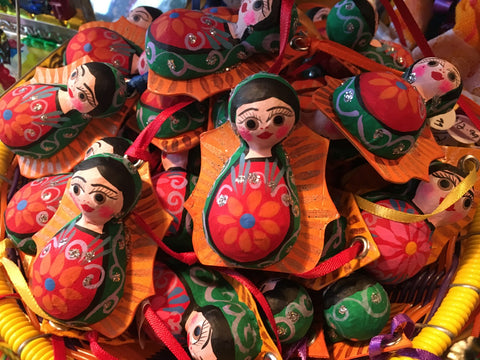 Guadalupe with Round Dresses Ornament