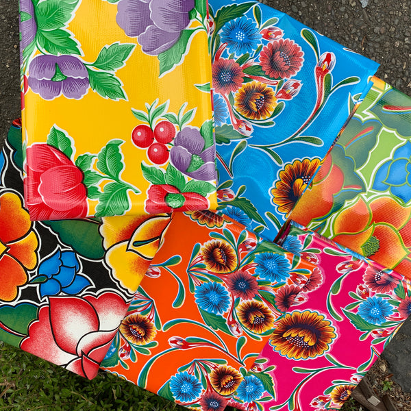 Whole Sale Oilcloth Square Tablecloths -  assorted dozen 47" squares