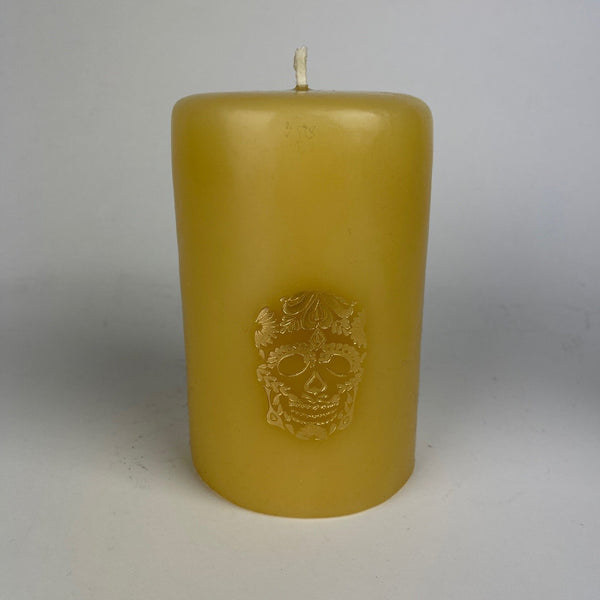 Mexican Church Candle 3x6 (shown left side)