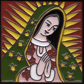 Isabella Tile – Virgin of Guadalupe