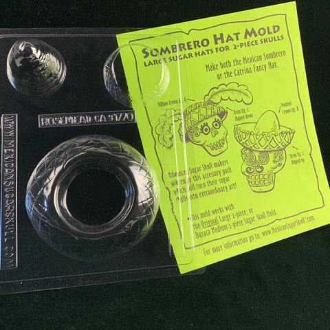 Large Sombrero Hat Mold - Dozen