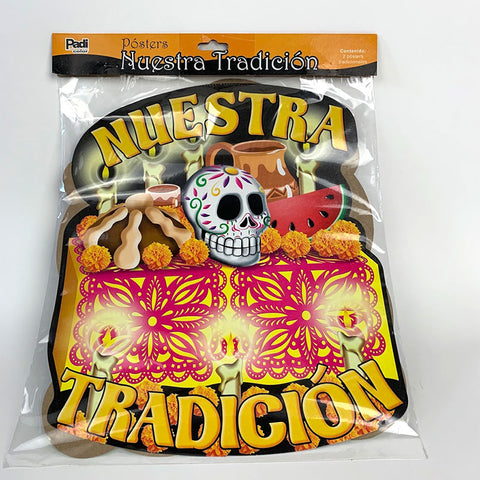 Nuestra Tradición Ofrenda Signs - 2 Pack