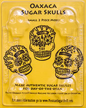 Calavera Silicone Mold (8 Cavity), Sugar Skull Mold, Day of the Deat, MiniatureSweet, Kawaii Resin Crafts, Decoden Cabochons Supplies