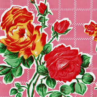 Oilcloth Tablecloth – Havana Pink