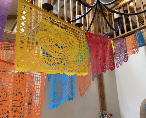 PLASTIC Day of the Dead Papel Picado Banners