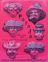 Posada Sugar Skull Mold - Dozen