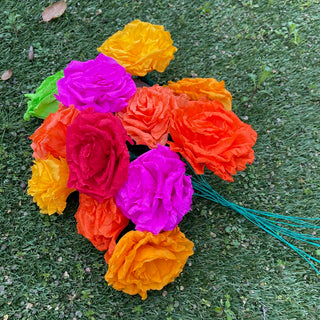 5PCS Shuiyan Art Paper Handmade Flower Wrapping Paper Rose Bouquet