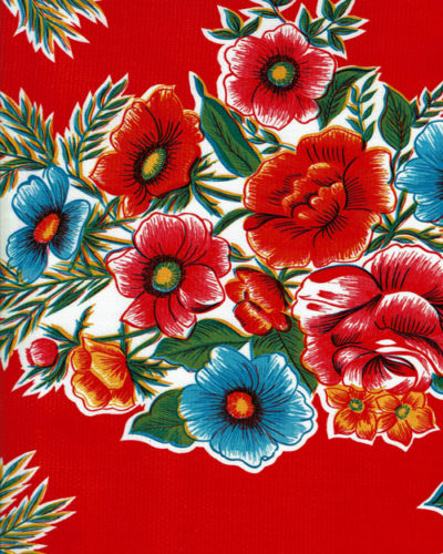 Mexican Oilcloth - Savannah Red