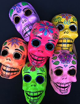 Spirit Skull Mask with Ribbons
