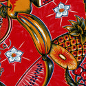 Mexican Oilcloth - Tropic on Red