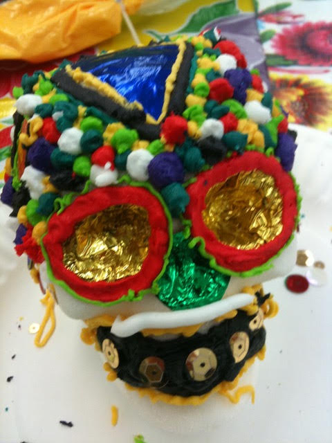 Original Large Sugar Skull mold - 2 piece, back and front of head