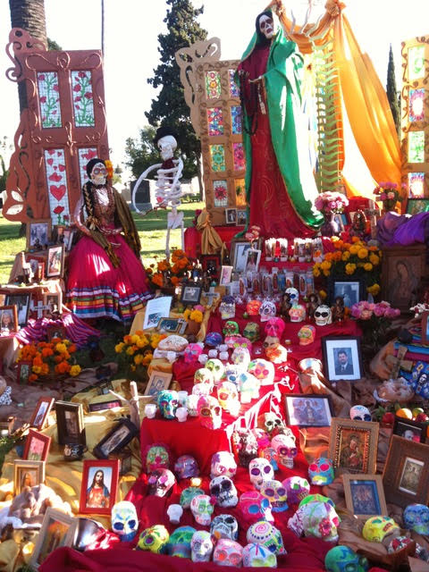 Original Large Sugar Skull mold - 2 piece, back and front of head