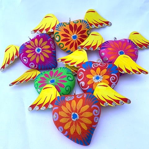 Winged Heart Ornament