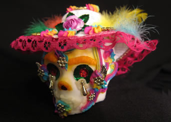 Decorated Catrina Sugar Skull