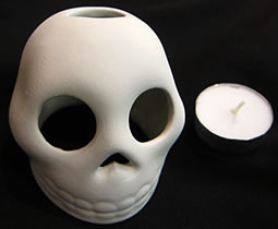 Clay Altar Skull