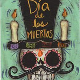 Día de Muertos Notecard
