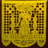 Plastic Day of the Dead Papel Picado Banners – Large