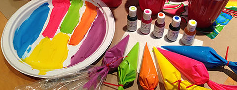 Neon Royal Icing Color Kit - Set of 6