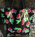 Mexican Oilcloth - Cherries on Black
