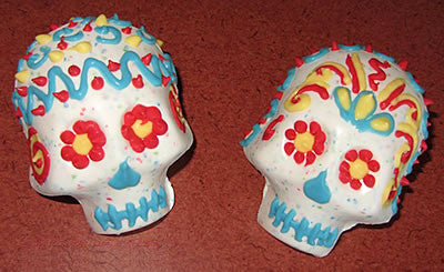 Oaxaca XL sugar skull mold - 2 piece - 1.5 lb sugar