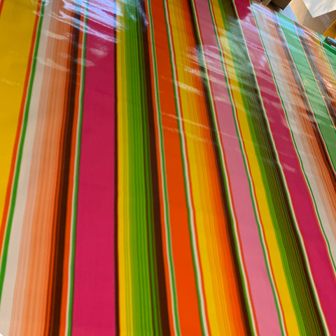 Saltillo Serape - Rosa Mexicana colors