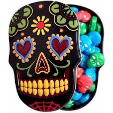 Sugar Skull Candy Tins – Set of 3