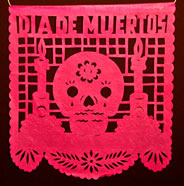 Plastic Day of the Dead Papel Picado Banners – Large