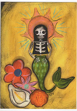 Sunshine Siren Notecard