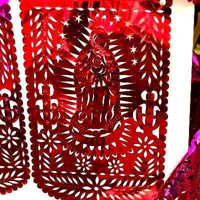 Guadalupe Papel Picado Banners